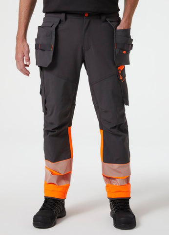 Håndverksbukse HH ICU BRZ HiVis kl.1