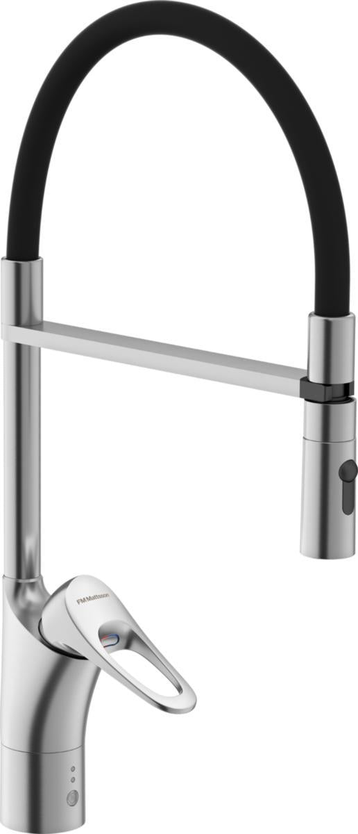 Kjøkkenbatteri 9000XE Flexi m/el.avstenging b.krom, FMM