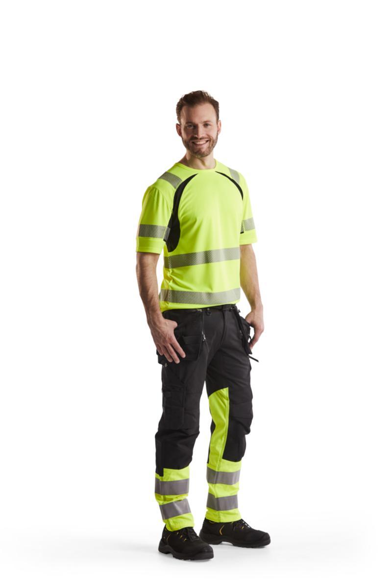 T-skjorte Blåkläder 3397 HiVis kl.2
