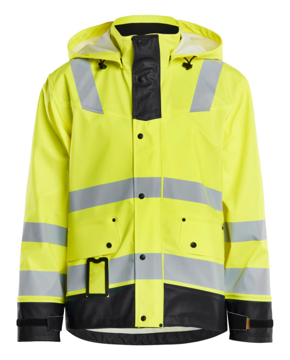 Regnjakke Blåkläder 4302 LEV 2 HiVis kl.3