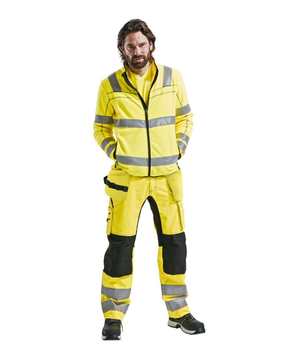 Microfleecejakke Blåkläder 4941 HiVis kl.3