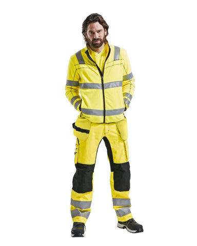Microfleecejakke Blåkläder 4941 HiVis kl.3