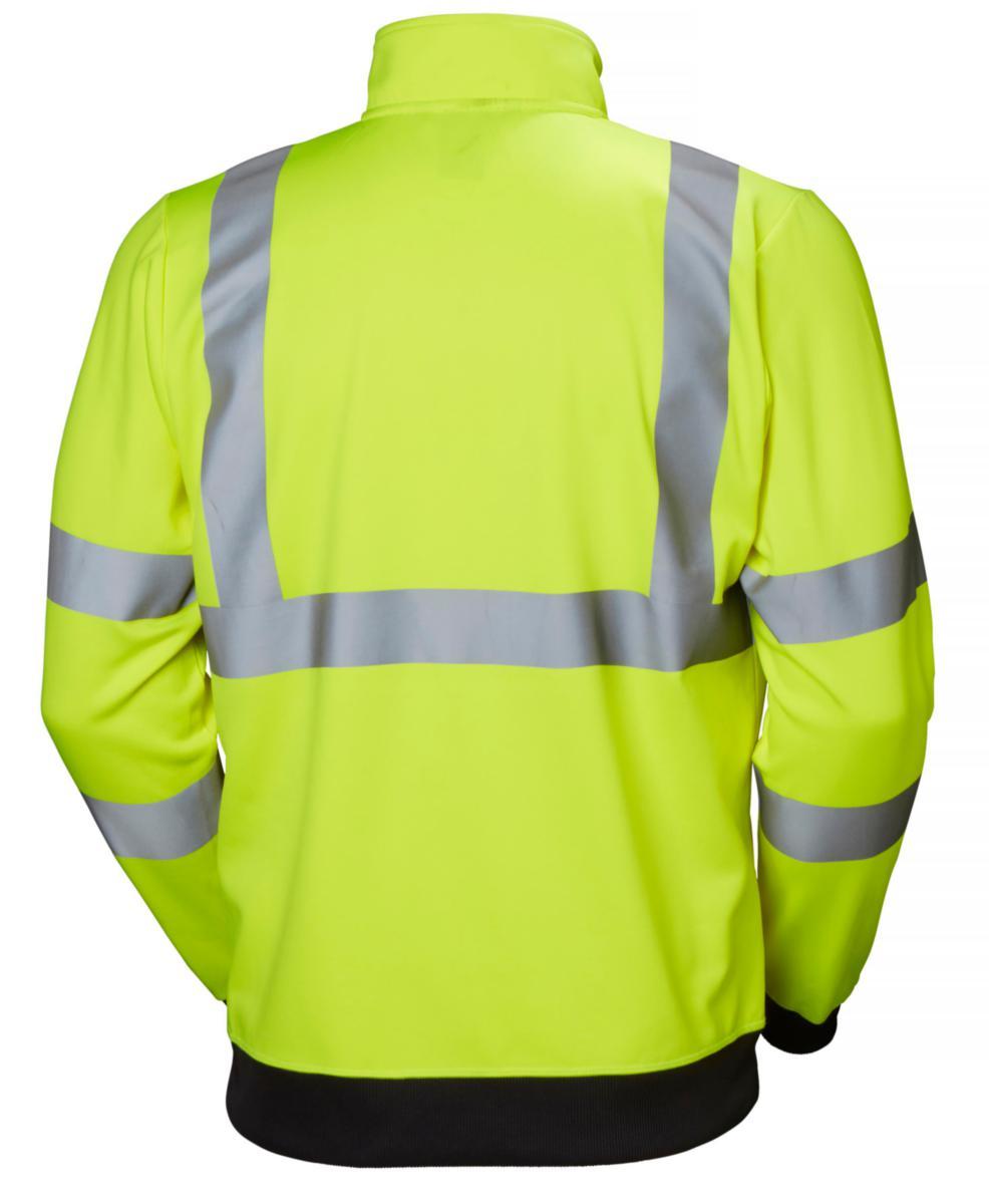 Collegegenser zip HH Addvis HiVis kl.3 gul - Helly Hansen