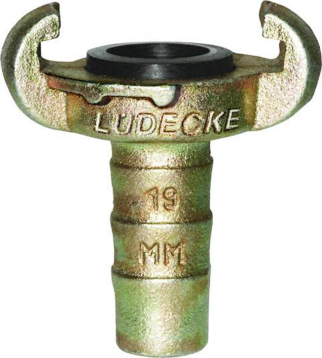 Adusert trykkluftkupling m/slangestuss - Dunlop Hiflex