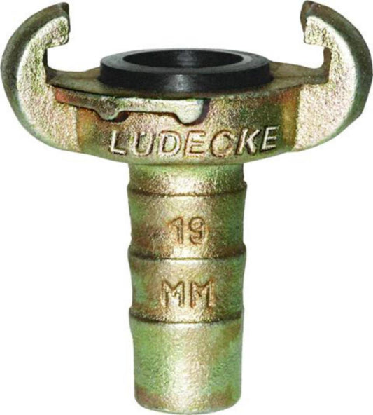 Adusert trykkluftkupling m/slangestuss - Dunlop Hiflex