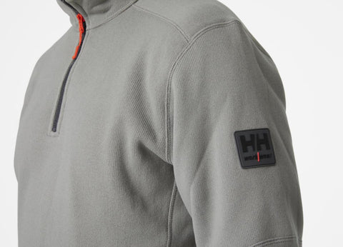 Fleecegenser strikket zip HH Kensington