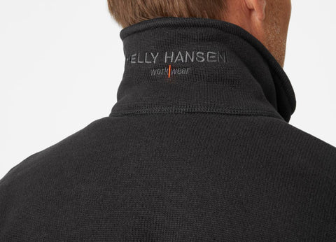 Fleecegenser strikket zip HH Kensington