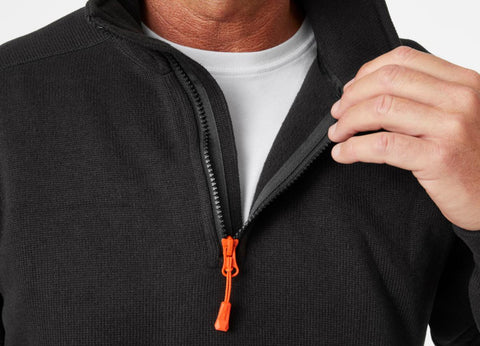 Fleecegenser strikket zip HH Kensington