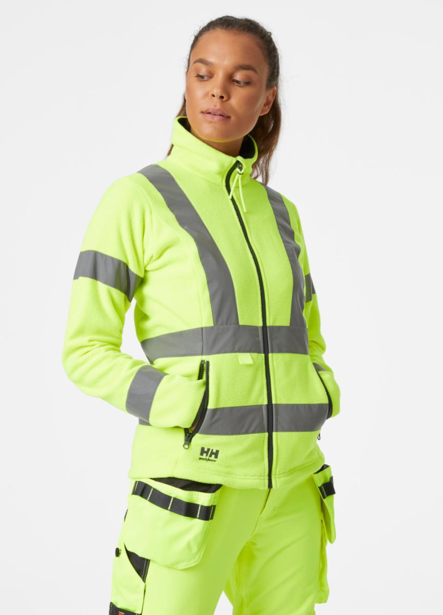 Fleecejakke dame HH Alna 2.0 HiVis kl.3 - Helly Hansen