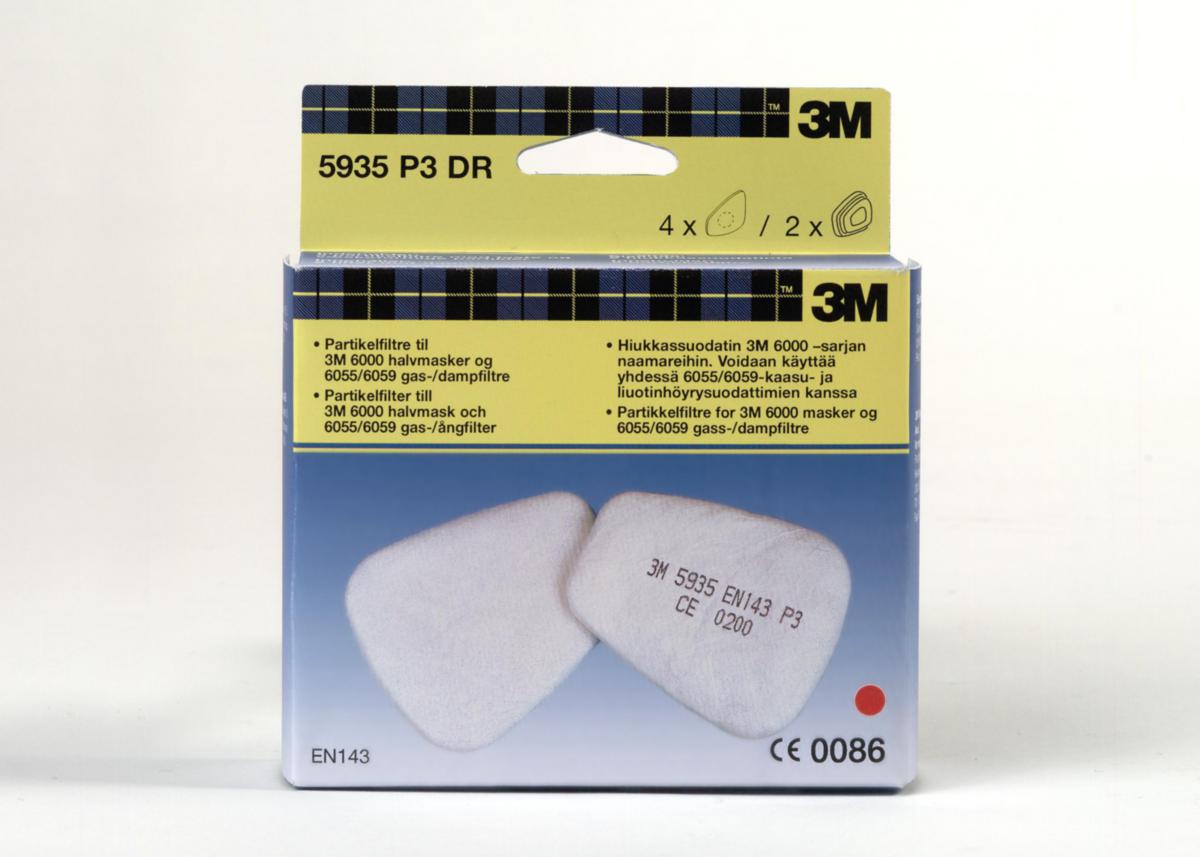Filter til 3M™ åndedrettsvern Hel -og halvmaske