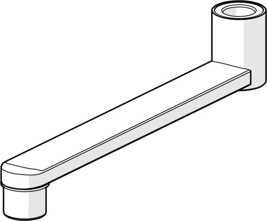 Utløpstut 290017 200mm for veggmontert Clinica servantbatteri, Oras