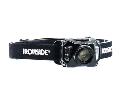 Hodelykt Ironside Hybrid m/ 3 X AAA batteri og hjelmfeste