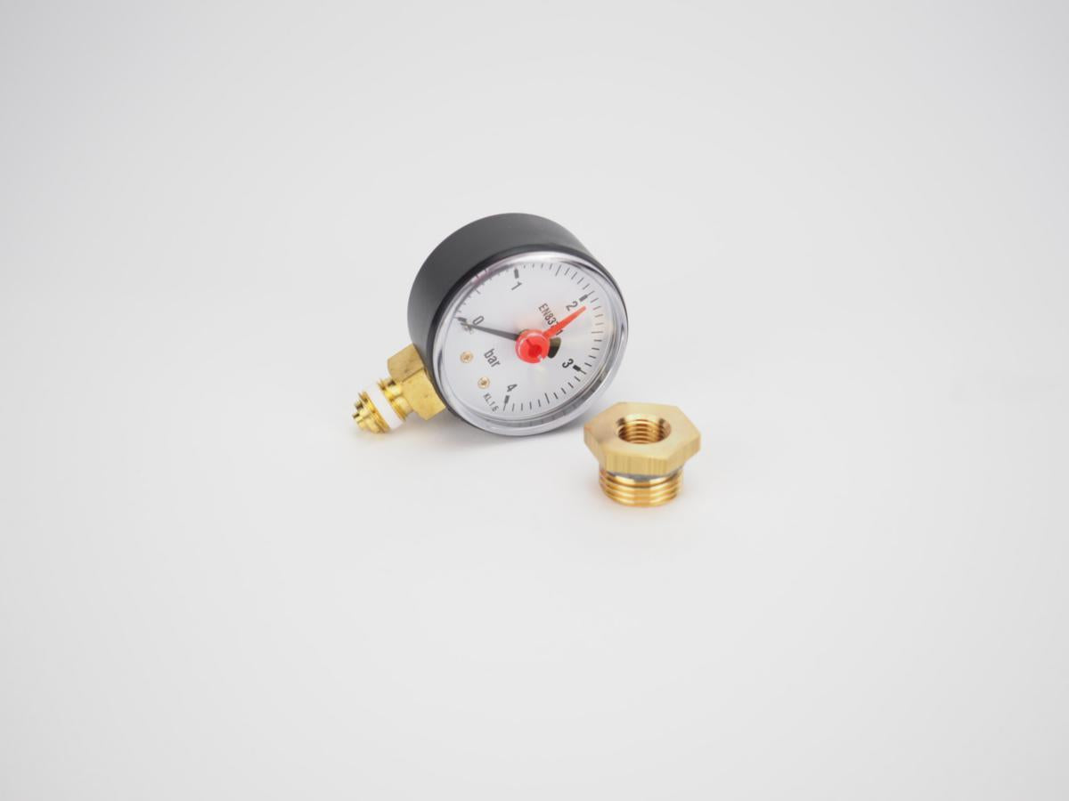 Manometer axial gulvvarme Armaturjonsson