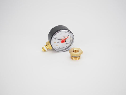 Manometer axial gulvvarme Armaturjonsson
