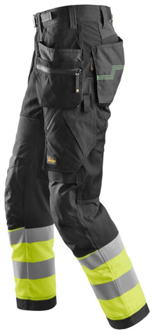 Håndverksbukse Snickers® 6931 HiVis kl.1