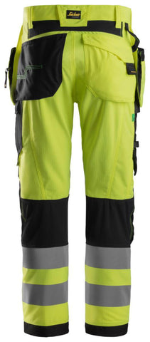 Håndverksbukse Snickers® 6932 HiVis kl.2 - Snickers Workwear
