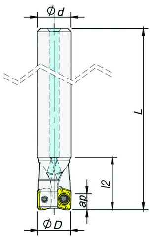 Verktøyholder Izar fresestål 8264