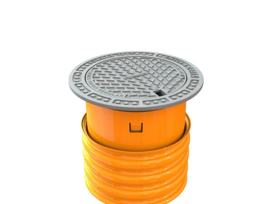 Flytende ramme 2577/2567 m/ Regular lokk f/teleskoprør. Furnes