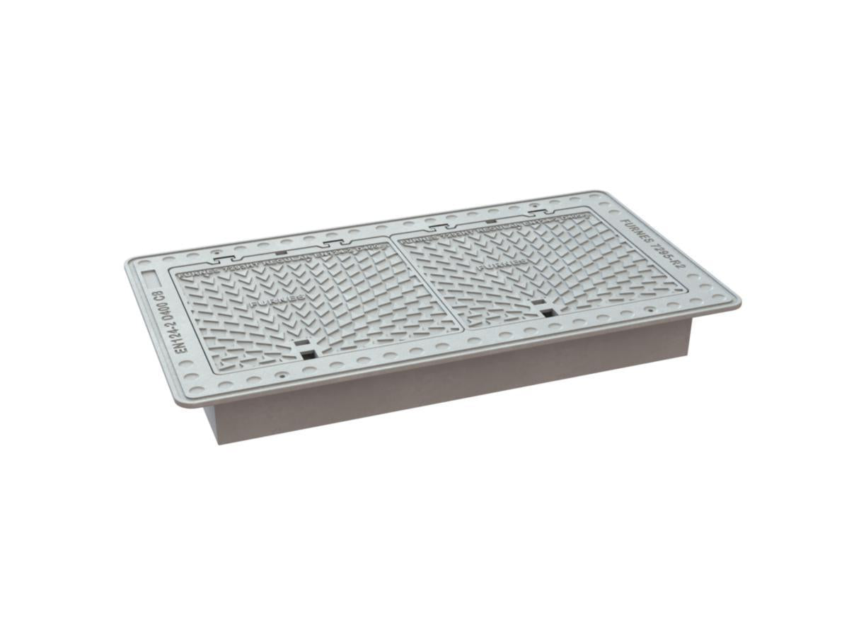 Flytende ramme med lokk f/trekkekum TK-2. Furnes