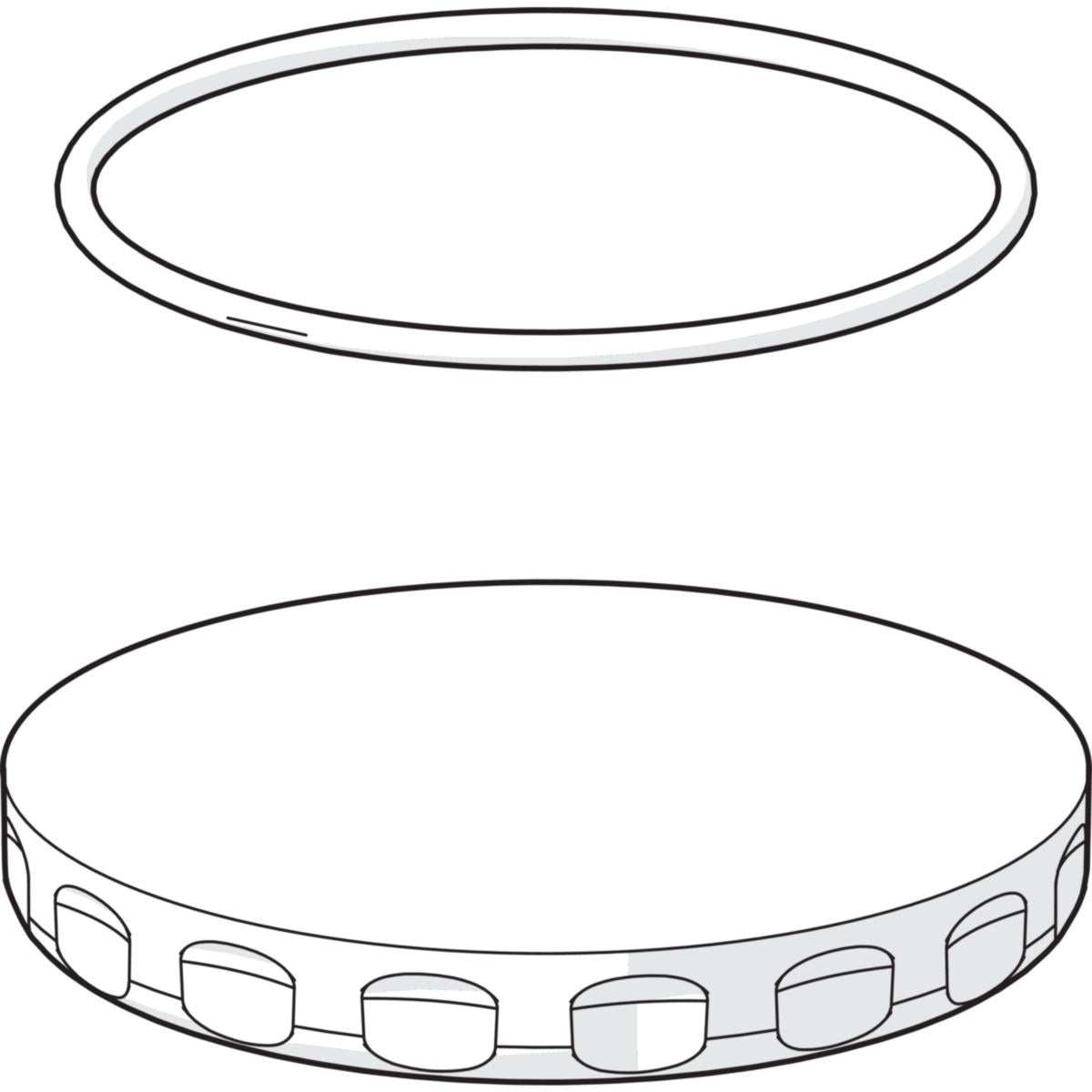 Silplate med o-ring til Dusjkopp Oras