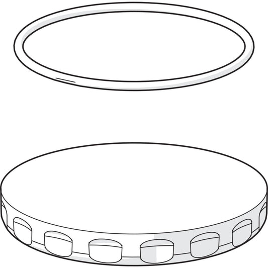 Silplate med o-ring til Dusjkopp Oras
