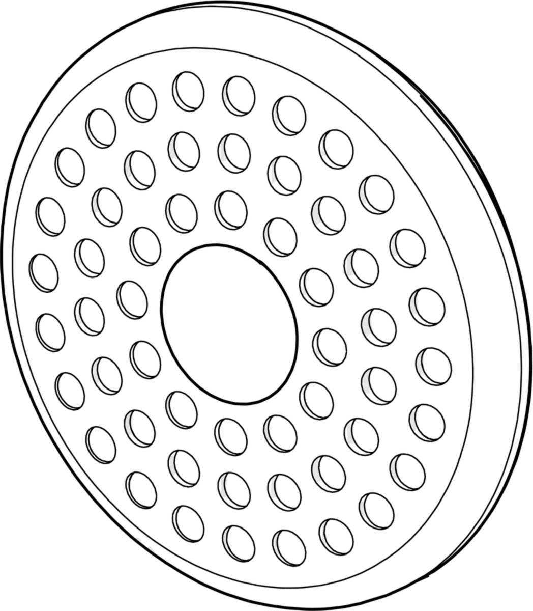 Silplate m. o-ring for Bidetta Oras