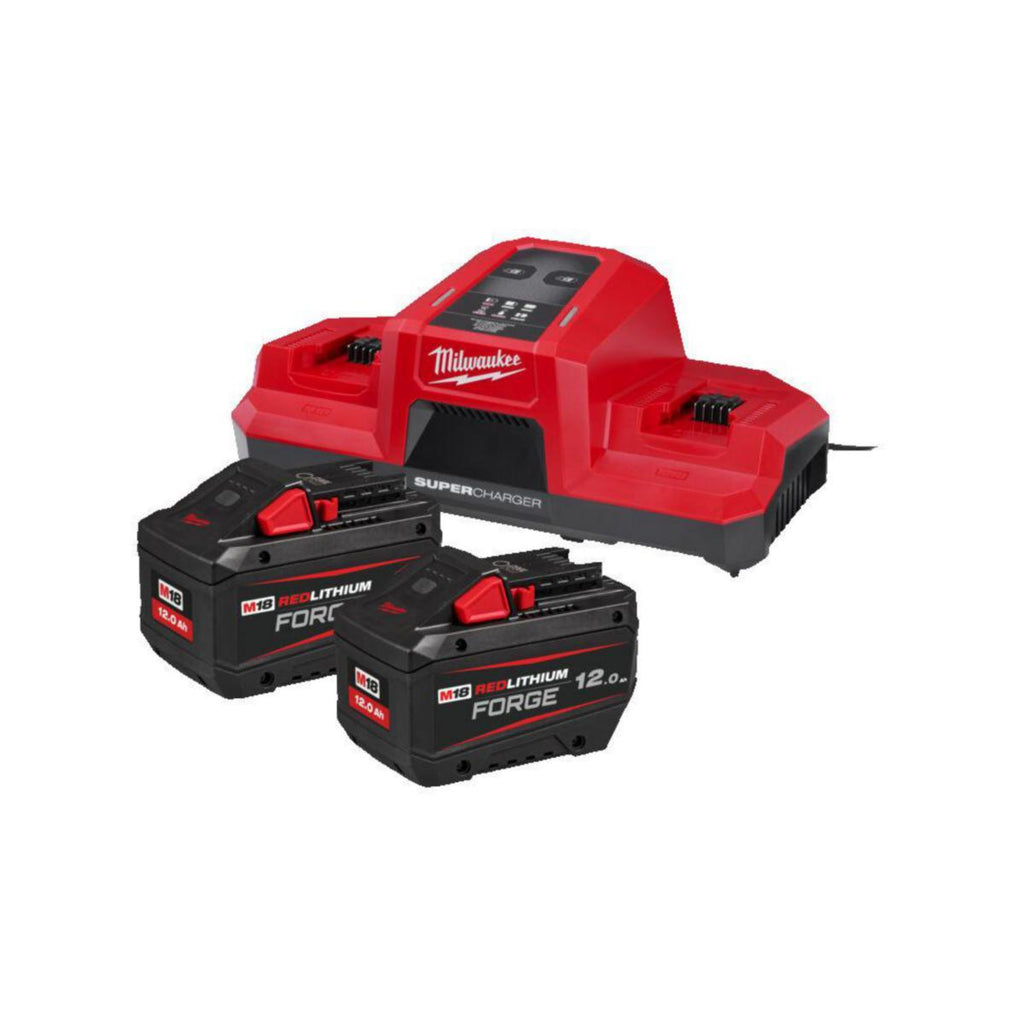 Batterisett M18 Forg NRG-122DB Milwaukee 18V 2x12Ah