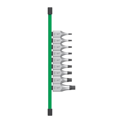 Bitspipesett Milwaukee Torx 1/2 9 deler