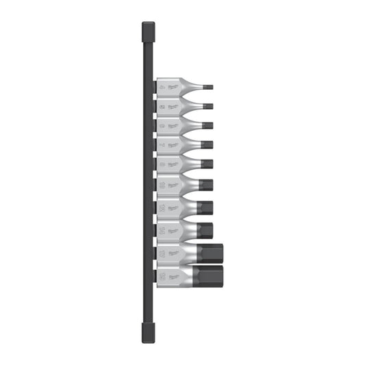 Bitspipesett Milwaukee HEX 1/2 10 deler