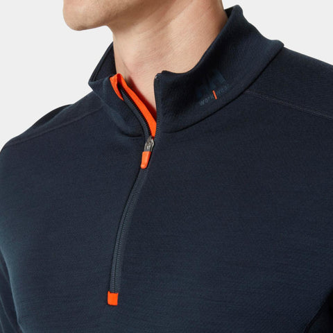 Undertrøye polo zip HH Lifa merino - Helly Hansen