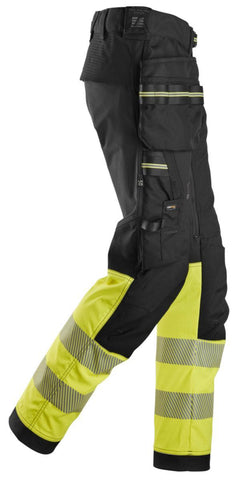 Håndverksbukse Snickers® 6934 HiVis kl.1