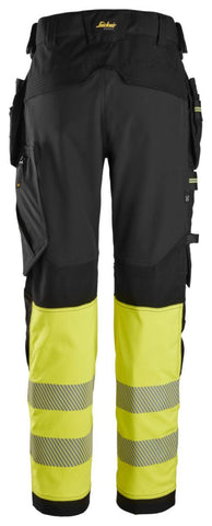 Håndverksbukse Snickers® 6934 HiVis kl.1