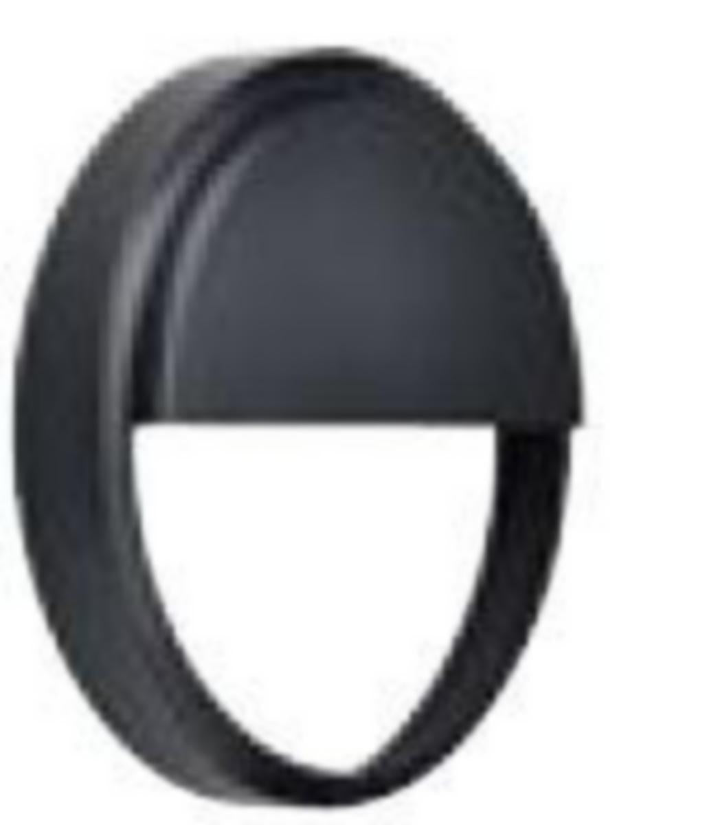 Plafond dekor ring svart halv - Philips