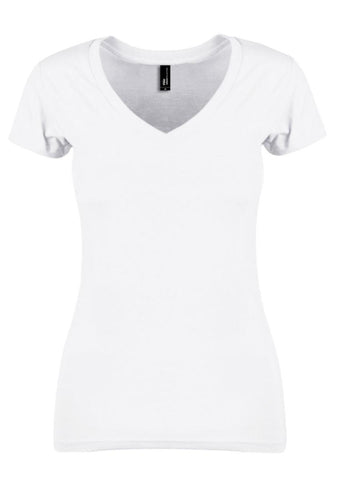 T-skjorte dame V-hals YOU® Tenerife Organic