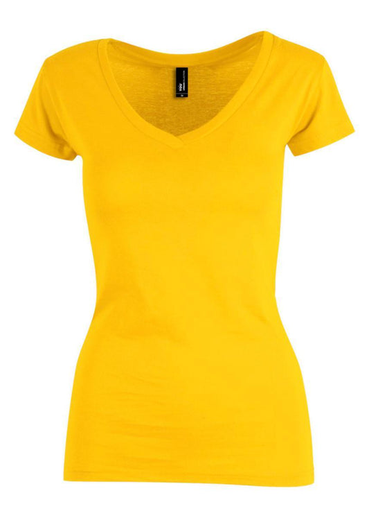 T-skjorte dame V-hals YOU® Tenerife Organic