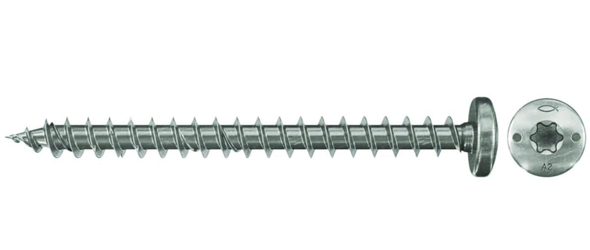 Treskrue PowerFast FPF II CTF panhode rustfri fischer