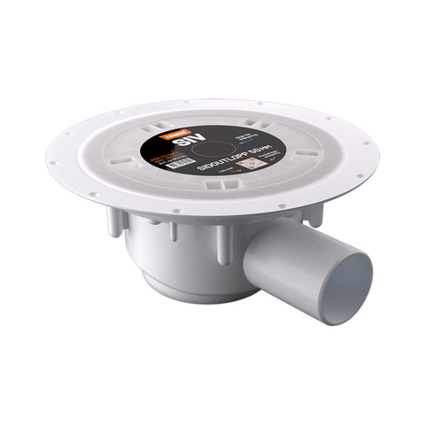 Gulvsluk Siv med sideutløp 50mm, Faluplast