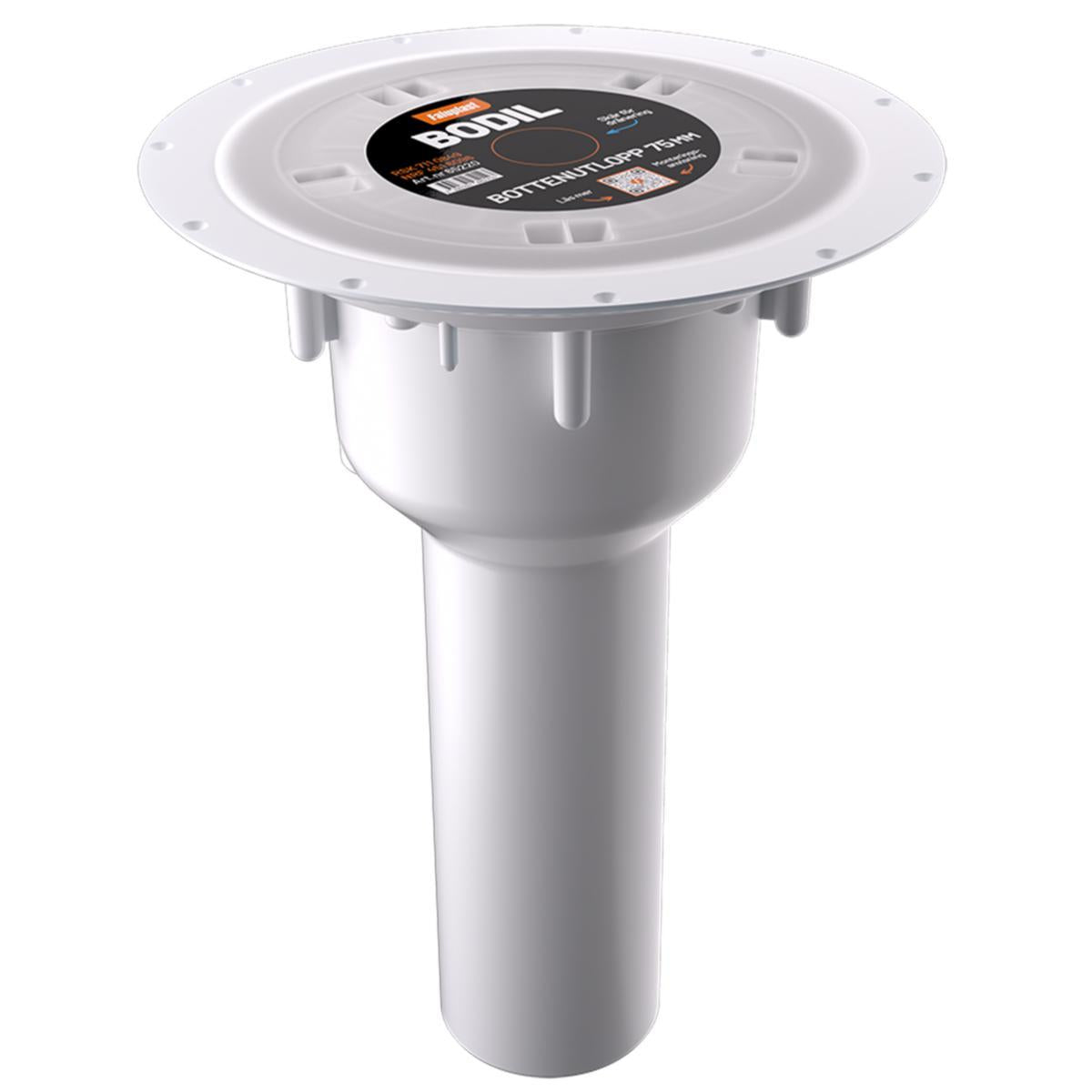 Gulvsluk Bodil med bunnutløp 75mm, Faluplast