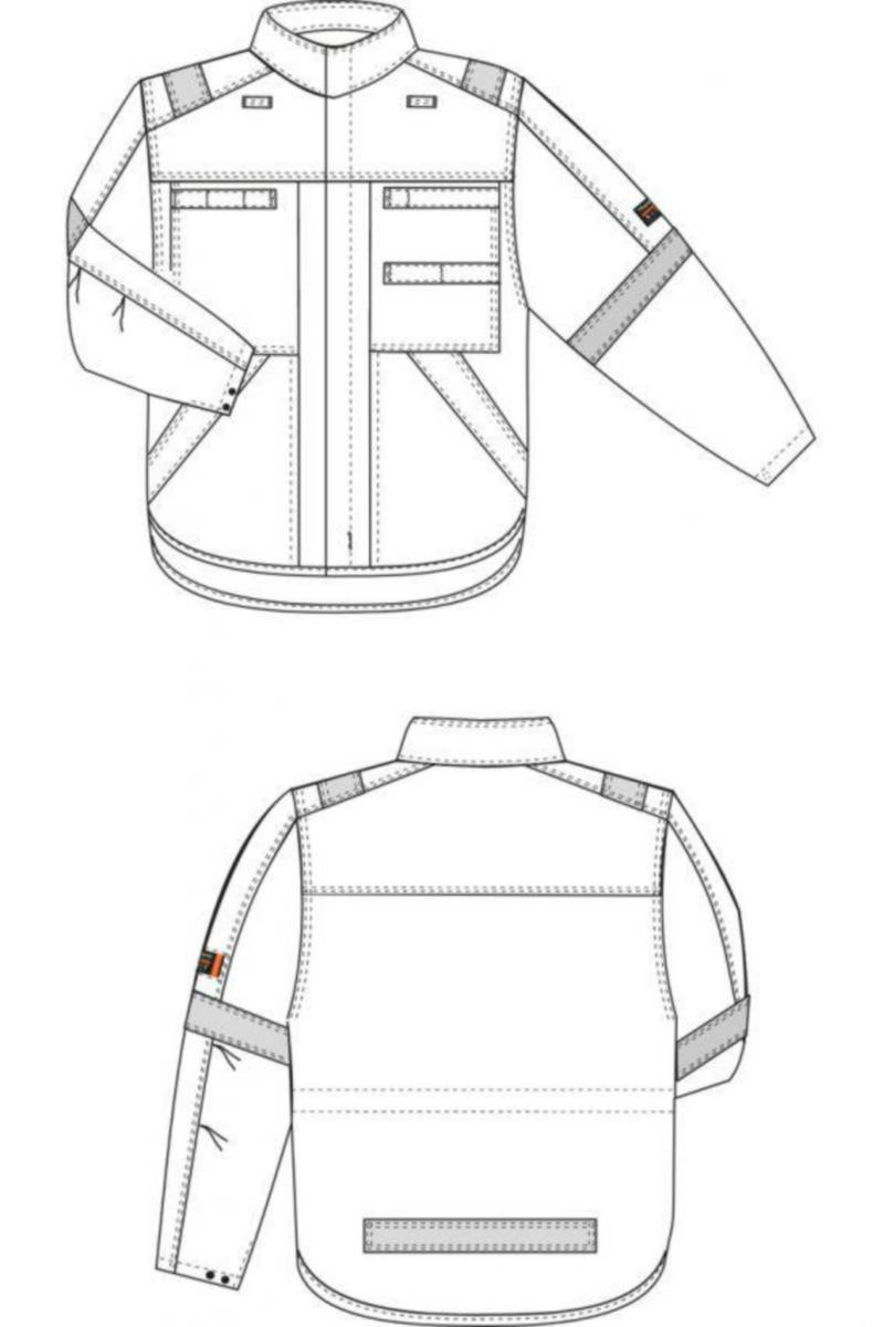Jakke Tranemo Cantex 5736 multinorm - Tranemo Workwear