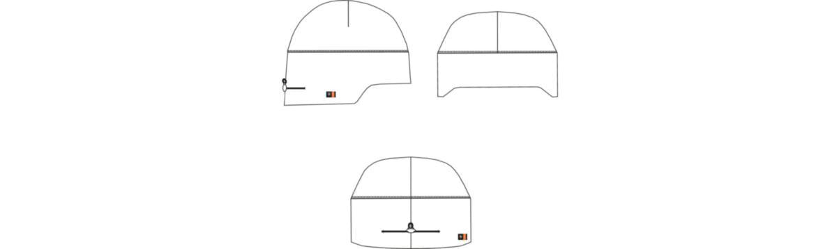 Lue Tranemo Fleece 9043 FH Marine - Tranemo Workwear