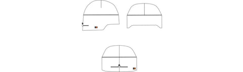 Lue Tranemo Fleece 9043 FH Marine - Tranemo Workwear