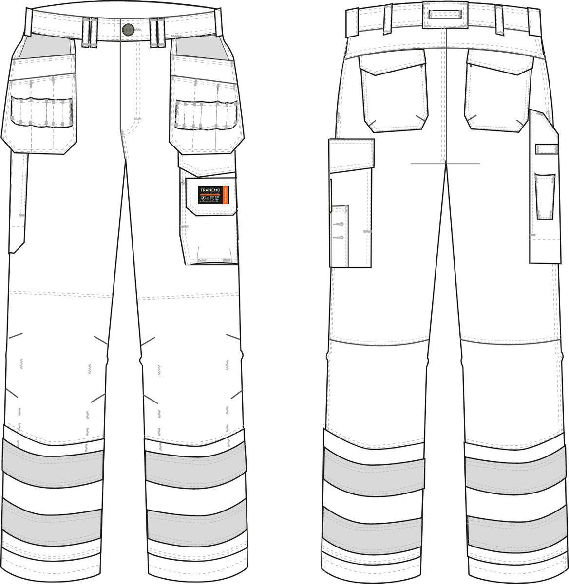 Håndverksbukse dame Tranemo Tera TX 5858 Multinorm kl.1 - Tranemo Workwear
