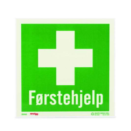 Skilt Snøgg® førstehjelp - Snögg