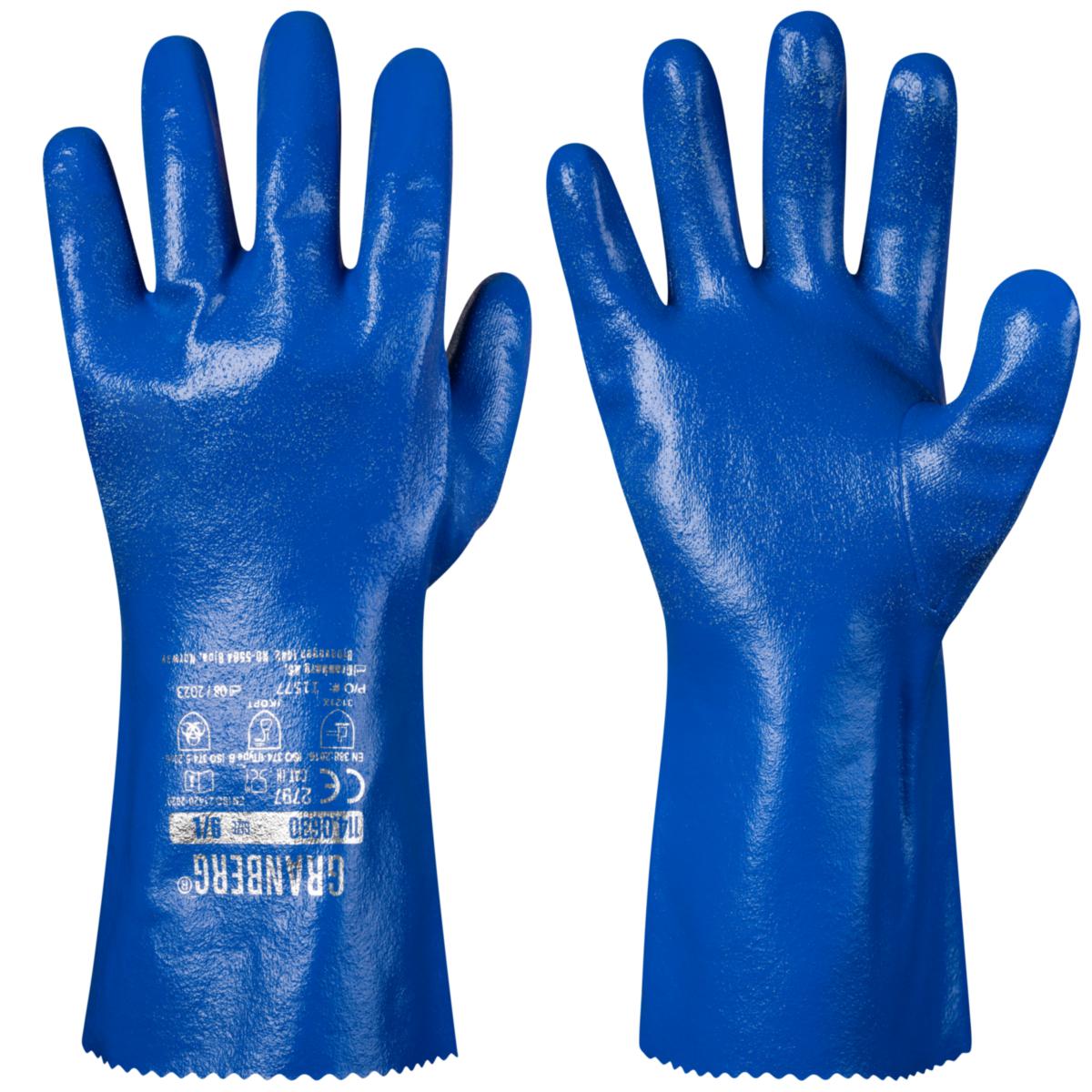 Kjemikaliehanske nitril Granberg 114.0630