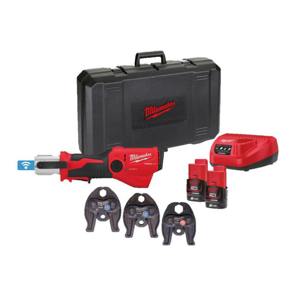 Pressverktøy Milwaukee M12 ONEHPT-202C V-SET2