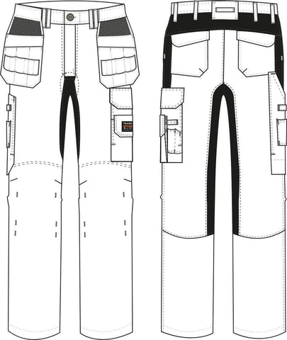 Håndverksbukse stretch Tranemo 605281 flammehemmende - Tranemo Workwear