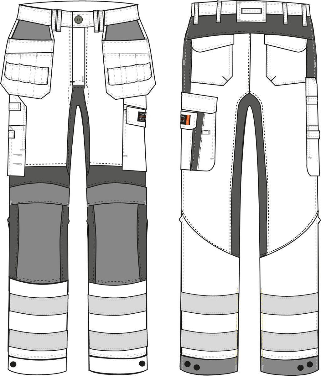 Håndverksbukse dame Tranemo 6329 Multinorm - Tranemo Workwear