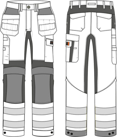 Håndverksbukse dame Tranemo 6329 Multinorm - Tranemo Workwear