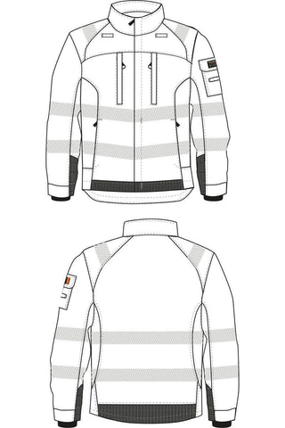 Softshelljakke Stretch Tranemo 5145 Multinorm - Tranemo Workwear