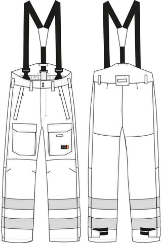 Vinterselebukse Tranemo Cantex 5122 Multinorm kl.2 - Tranemo Workwear